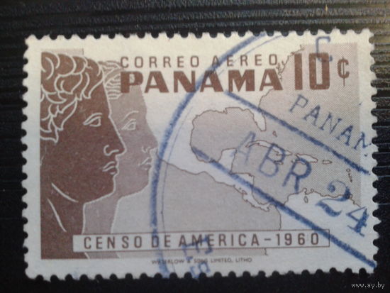 Панама, 1960. Карта Миттелана