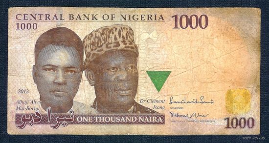 Нигерия, 1000 найра 2013 год.