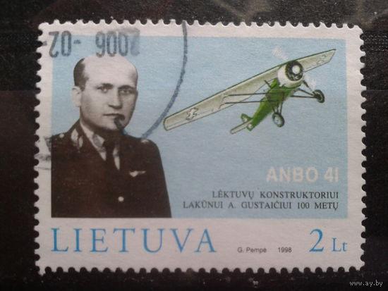 Литва 1998 Авиаконструктор