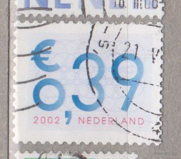 Цифры номиналы Нидерланды лот 1080     2002 год