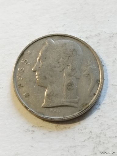 Бельгия 5 франков 1965