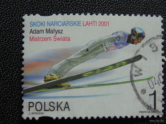 Польша 2001 г. Спорт.