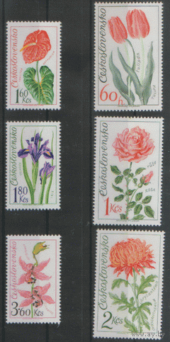 ЧСЛ. М. 2147/52. 1973. Цветы. чиСт.