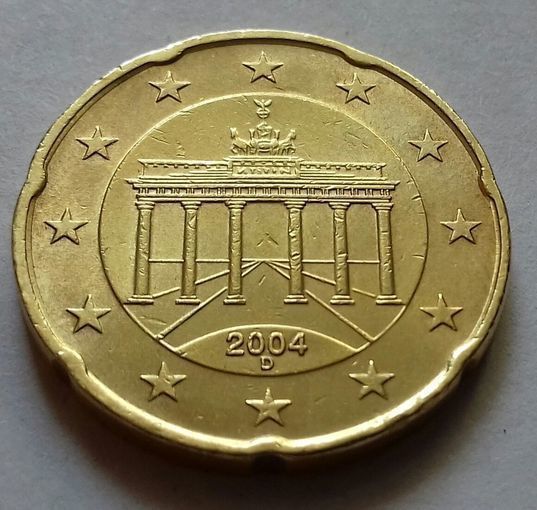 20 евроцентов, Германия 2004 D