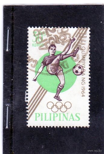 Филиппины. Mi:PH 765. Футбол. Олимпийские игры. 1964.