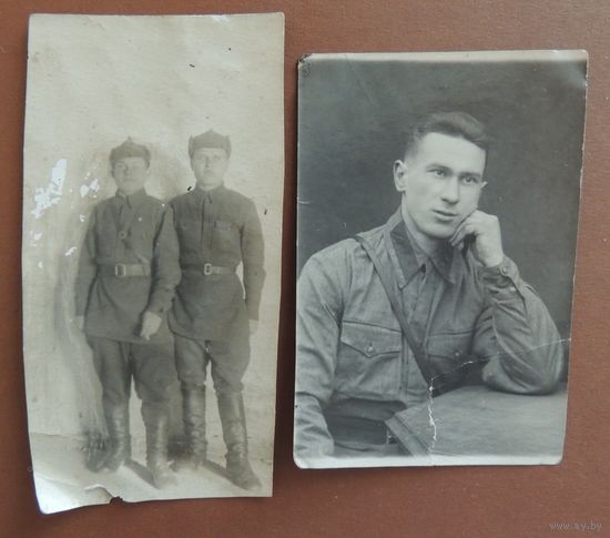 Фото "Красные командиры" (2 шт.), до 1940 г.