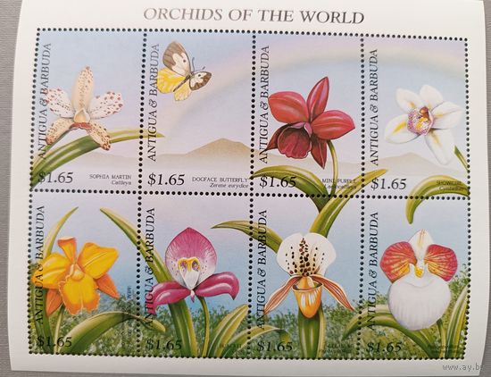 Антигуа и Барбуда, 1997, орхидеи