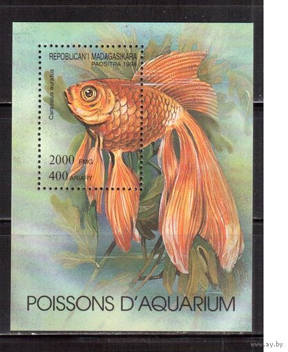 Мадагаскар-1994(Мих.Бл.263)  ** , Фауна, Рыбы