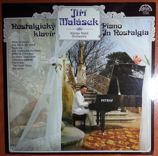 LP Jiri Malasek, Vaclav Hybs Orchestra - Nostalgicky Klavir / Piano In Nostalgia (1982)