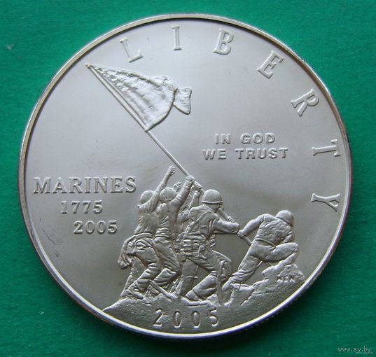 1 доллар 2005. 230 лет Морской пехоте.