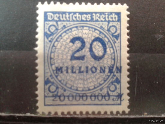 Германия 1923 20млн. м. *