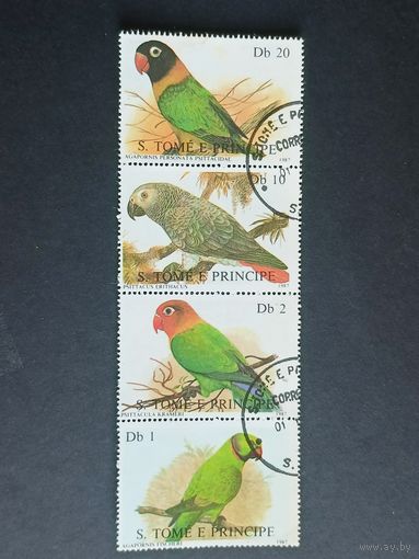 Сан Томе и Принсипи 1987. Птицы