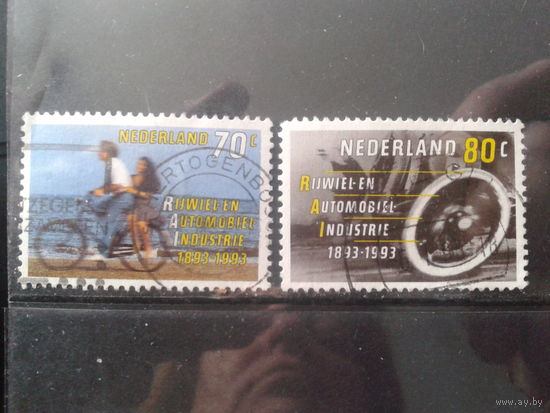 Нидерланды 1993 Велосипедная и автомобильная промышленность Полная серия