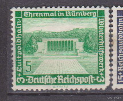 Архитектура Благотворительные марки - Рейх Германия 1936 год лот 13  ЧИСТАЯ