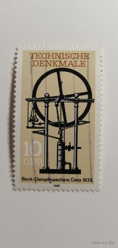 ГДР 1985. Паровые двигатели
