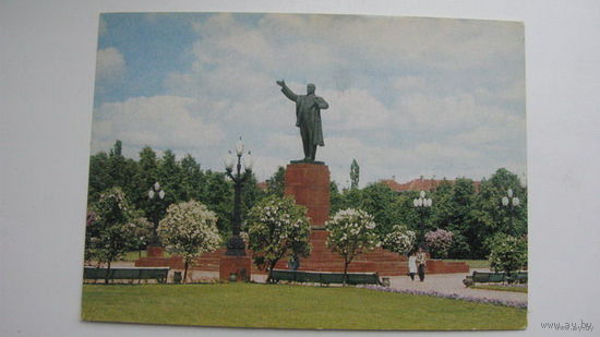 Вильнюс памятник Ленину 1979г
