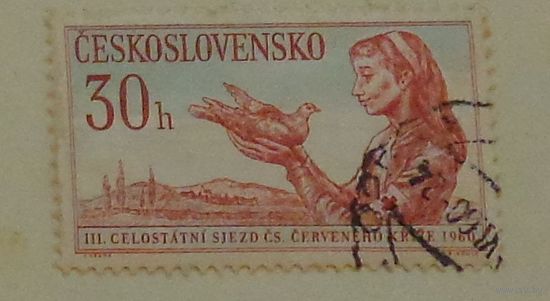 Девушка с голубем.  Чехословакия. Дата выпуска:1960-05-26