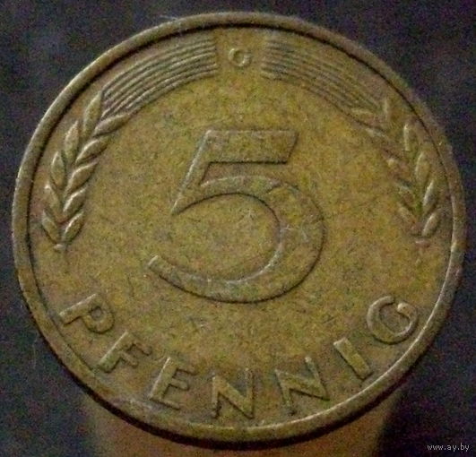 5 пфеннигов 1950 G ФРГ