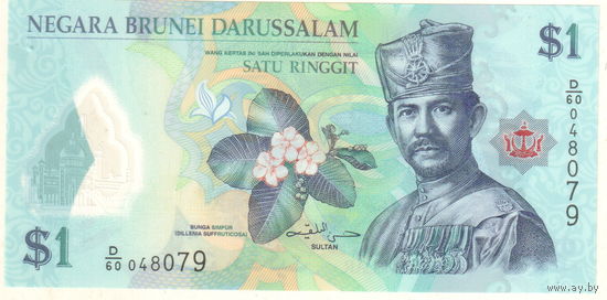 Бруней 1 ринггит 2019
