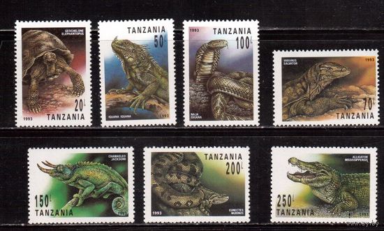 Танзания-1993(Мих.1503-1509)  ** , Фауна, Рептилии(полная серия)
