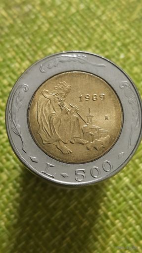 Сан-Марино 500 лир 1989 г