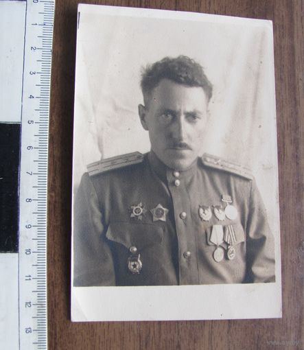 Фото 43 полковник с орденом Суворова 2 степени и 2 винтовыми БКЗ