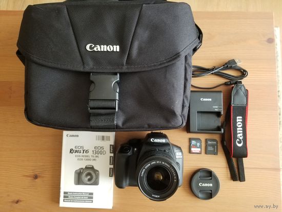 CANON EOS Rebel T6 (CANON EOS 1300D) Kit 18-55mm. Бронь до 20.05