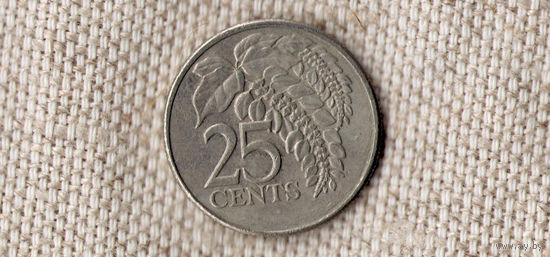Тринидад и Тобаго 25 центов 2004 /флора