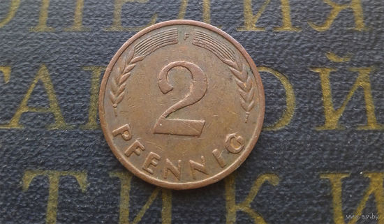 2 пфеннига 1970 (F) Германия ФРГ #01
