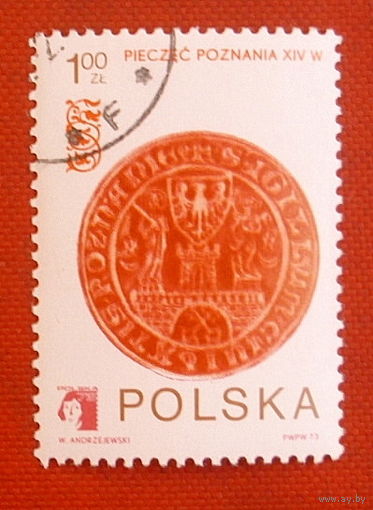 Польша. Культурные ценности. ( 1 марка ) 1973 года. 6-15.