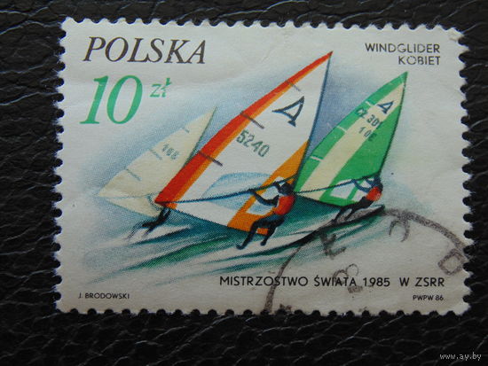 Польша 1986 г. Спорт.