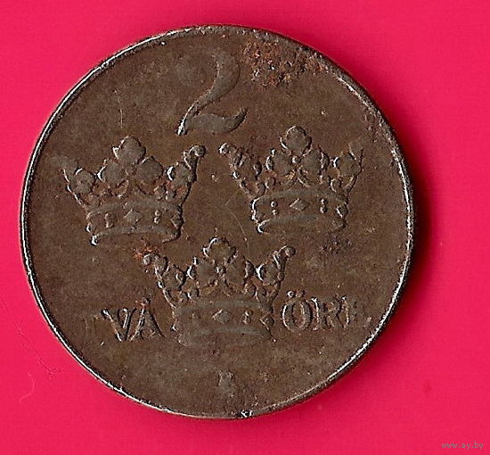30-06 Швеция, 2 эре 1947 г.