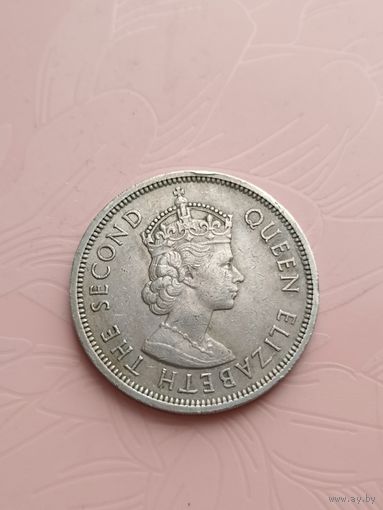Гонконг 1 доллар 1960г(9)