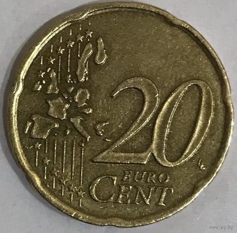 Франция 20 евроцентов 2002