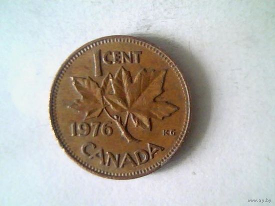 Монеты. Канада 1 Цент 1976.