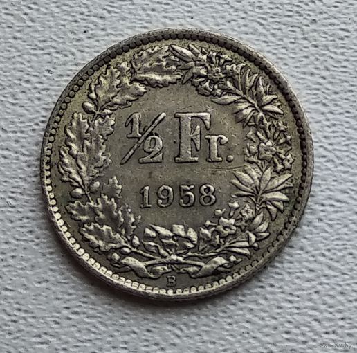 Швейцария 1/2 франка, 1958 2-12-43