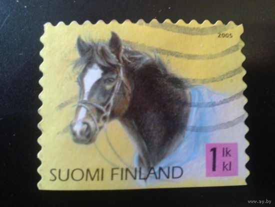 Финляндия 2005 шотландское пони, марка из буклета