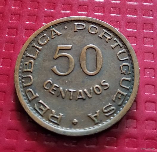 Португальская Ангола 50 сентаво 1958 г. #41305