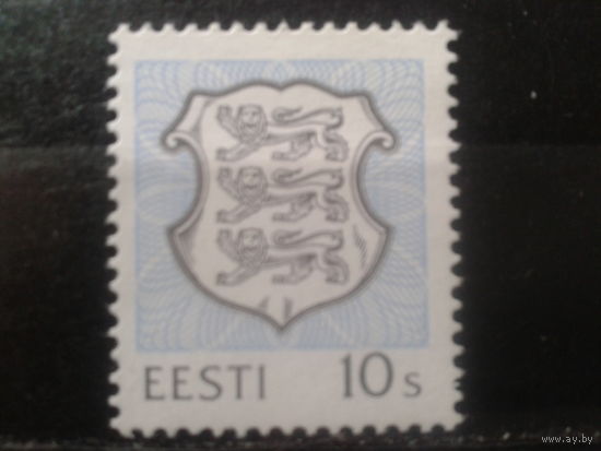 Эстония 1993 Стандарт, герб 10s**