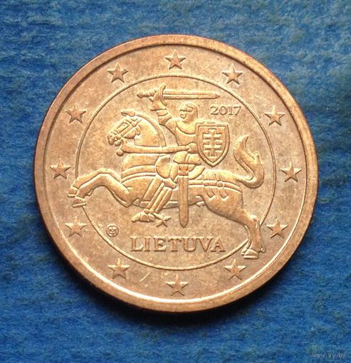 Литва 2 евроцента 2017