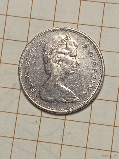 Канада  10 центов 1968 года .