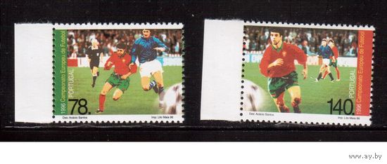 Португалия-1996 (Мих.2194-2195) , ** , Спорт, Футбол,(2)