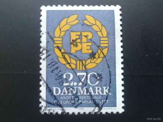 Дания 1984 эмблема европарламента