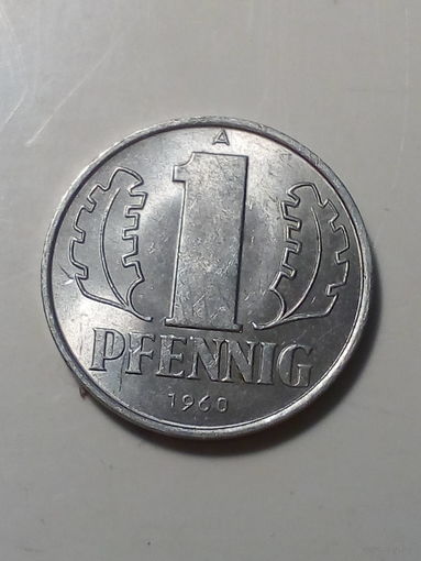 1  пфеннига ГДР 1960