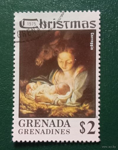 Гренада Гренадины 1975 Богородица с Младенцем. Рождество