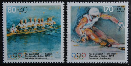 Летние и зимние Олимпийские игры, Германия, 1992 год, 2 марки