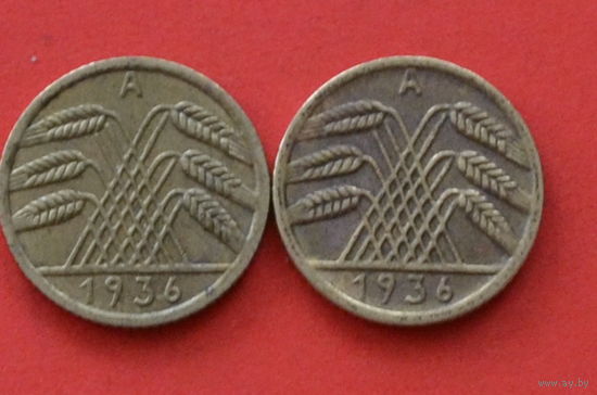 Германия 5 пфеннигов 1936