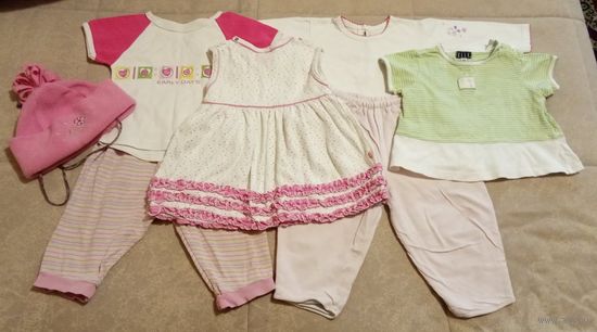 Одежда для девочки на 6-8 месяцев (7 вещей)