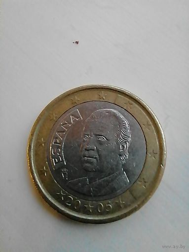 Испания 1 евро 2005 год
