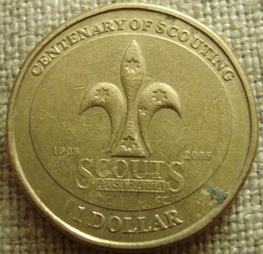 1 доллар 2008 Австралия